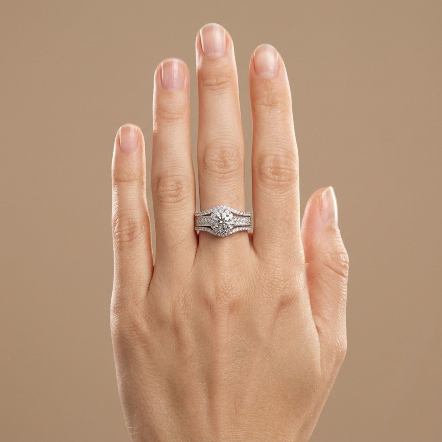 14K 0.50ct Round VS White Diamond 0.95cttw VS White Diamonds Ring