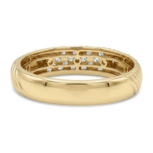 14K 0.32cttw Round White Diamond Ring