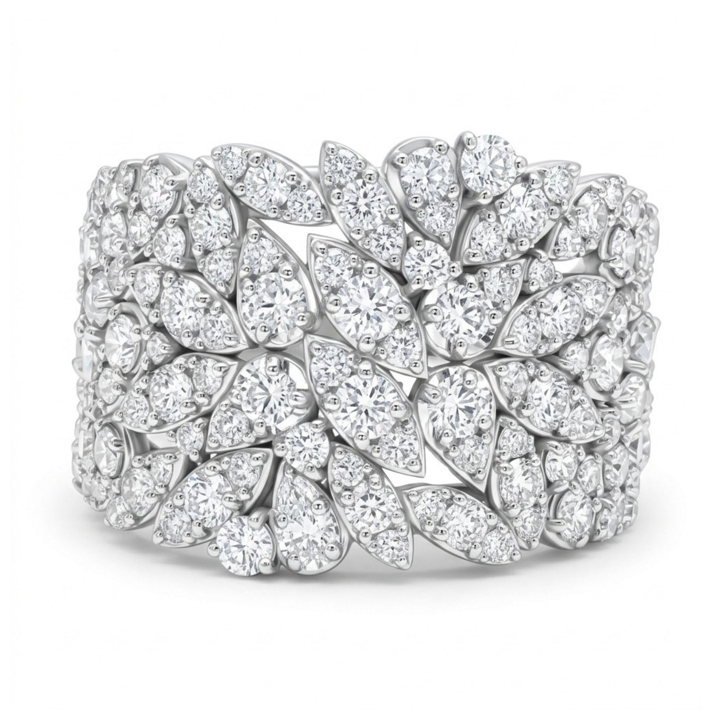 18K 2.00cttw Round White Diamond Ring