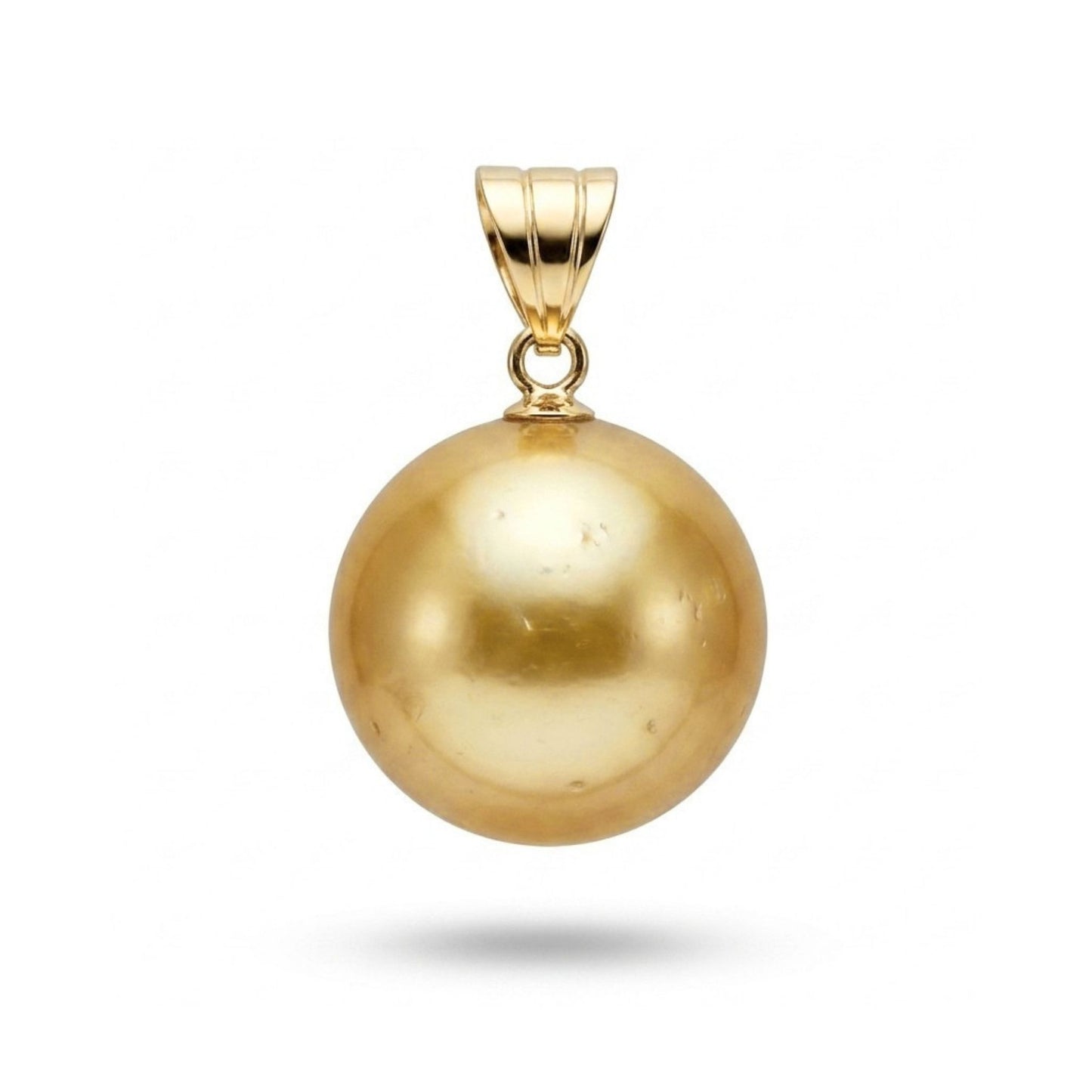18K 14mm South Sea Golden Pearl Pendant