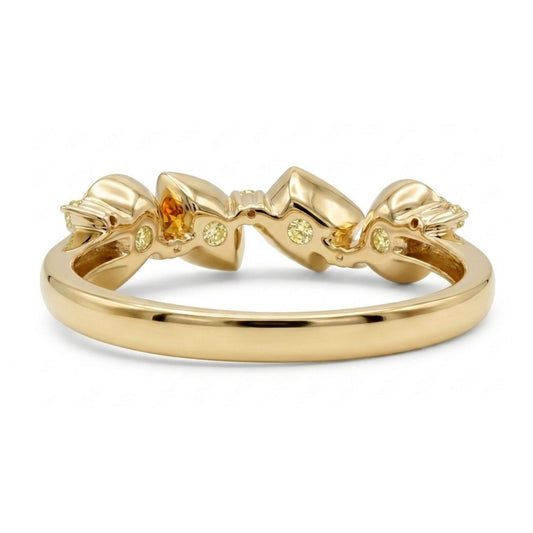 14K 1.42cttw VS Yellow Diamonds 0.04cttw VS White Diamonds Band Ring