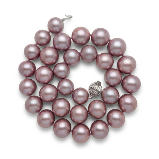 14K 12-14mm Freshwater Pink Pearl Necklace
