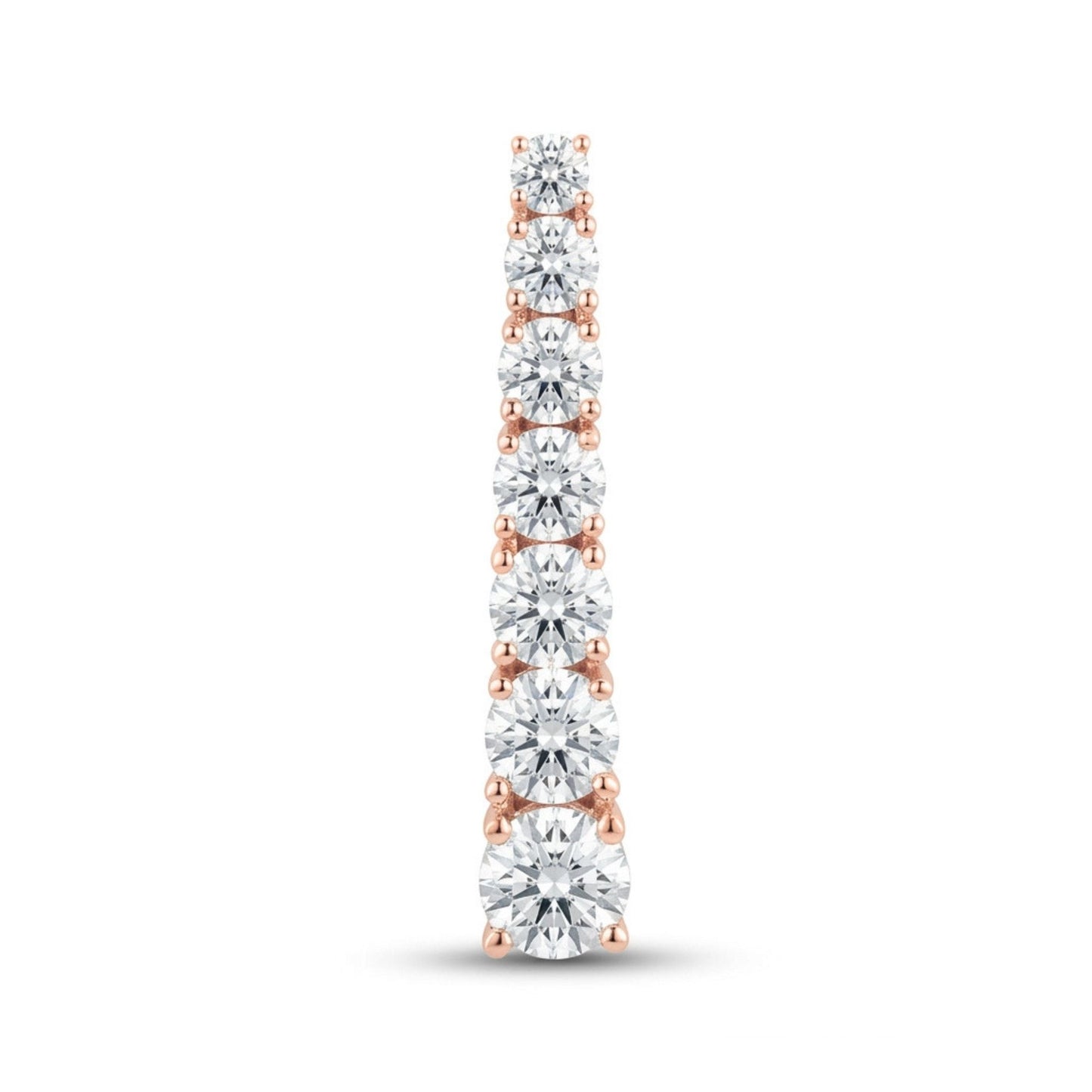 14K 2.00cttw Round VS White Diamond Pendant