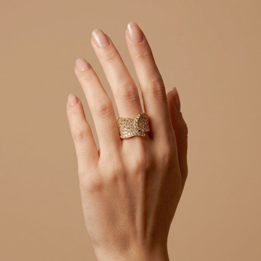 14K 3.00cttw Round VS Light Yellow Diamond Band Ring