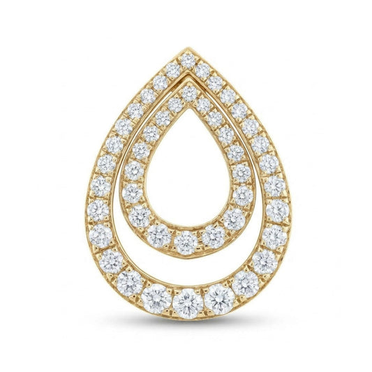 14K 1.00cttw Round VS White Diamond Pendant