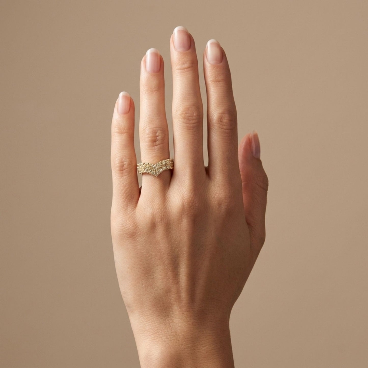 14K 2.00cttw Round VS Light Yellow Diamond Wonder Ring