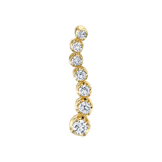 14K 0.47cttw VS White Diamonds Pendant