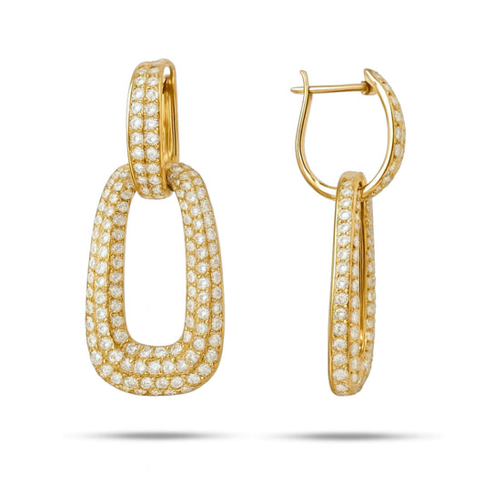 14K 2.65cttw VS White Diamond Drop Earrings