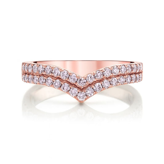 14K 0.53cttw Pink Diamond Wonder Ring