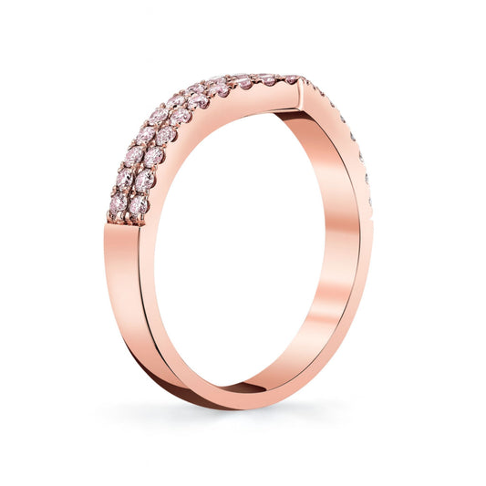 14K 0.53cttw Pink Diamond Wonder Ring