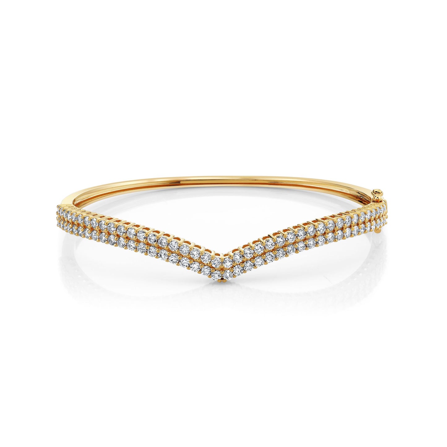 14K 2.78cttw VS Diamond Wonder Bangle