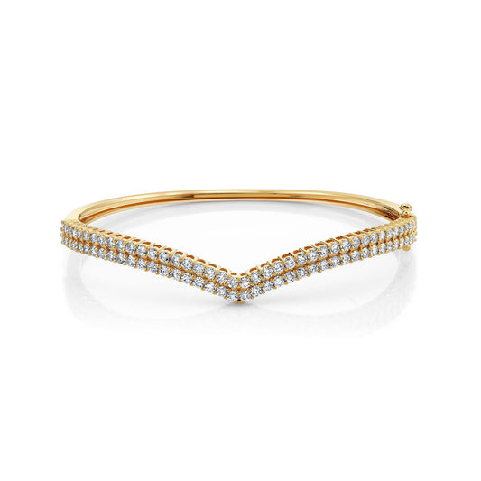 14K 2.78cttw VS Diamond Wonder Bangle