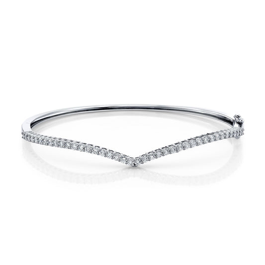 TVON 14K 1.39cttw VS Diamond Wonder Bangle