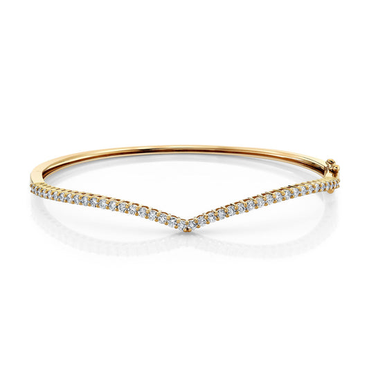 14K 1.39cttw VS Diamond Wonder Bangle