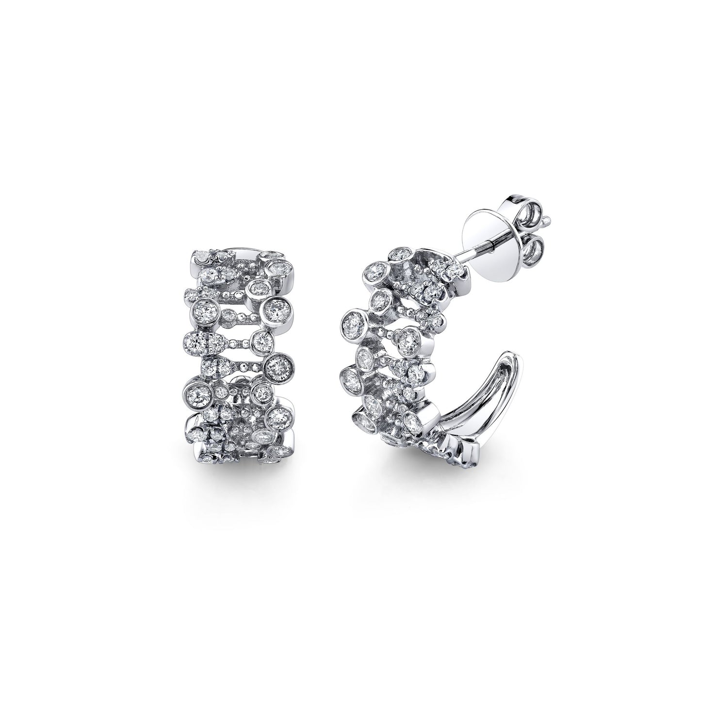 14K 0.62cttw VS White Diamond Raindrop Earrings