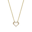 Load image into Gallery viewer, 14K 0.56cttw VS White Diamond Heart Necklace