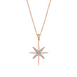 Load image into Gallery viewer, 14K 0.51cttw VS White Diamond North Star Pendant