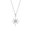 Load image into Gallery viewer, 14K 0.51cttw VS White Diamond North Star Pendant