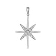Load image into Gallery viewer, 14K 0.51cttw VS White Diamond North Star Pendant