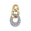 Load image into Gallery viewer, 14K 0.77cttw VS White Diamond Link Pendant