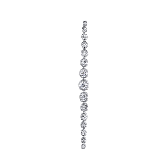 14K 0.28cttw VS White Diamond Stiletto Pendant