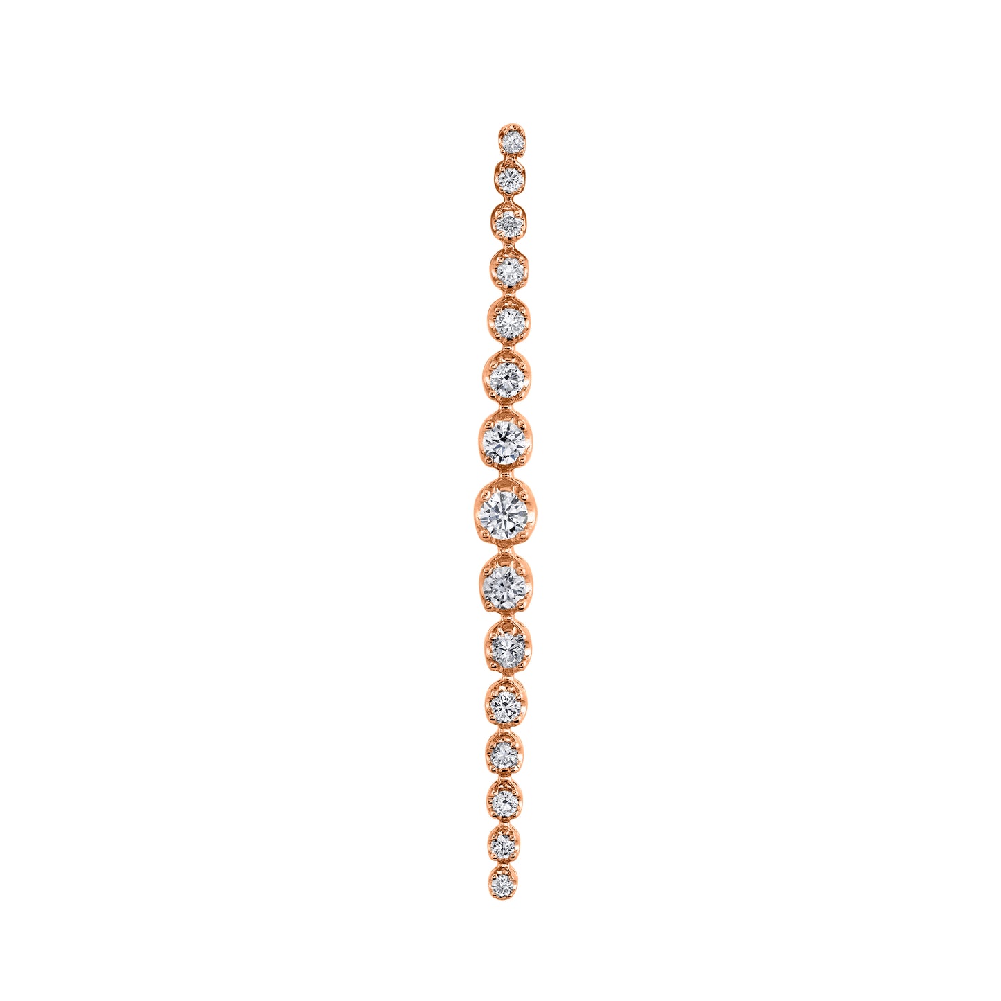 14K 0.28cttw VS White Diamond Stiletto Pendant