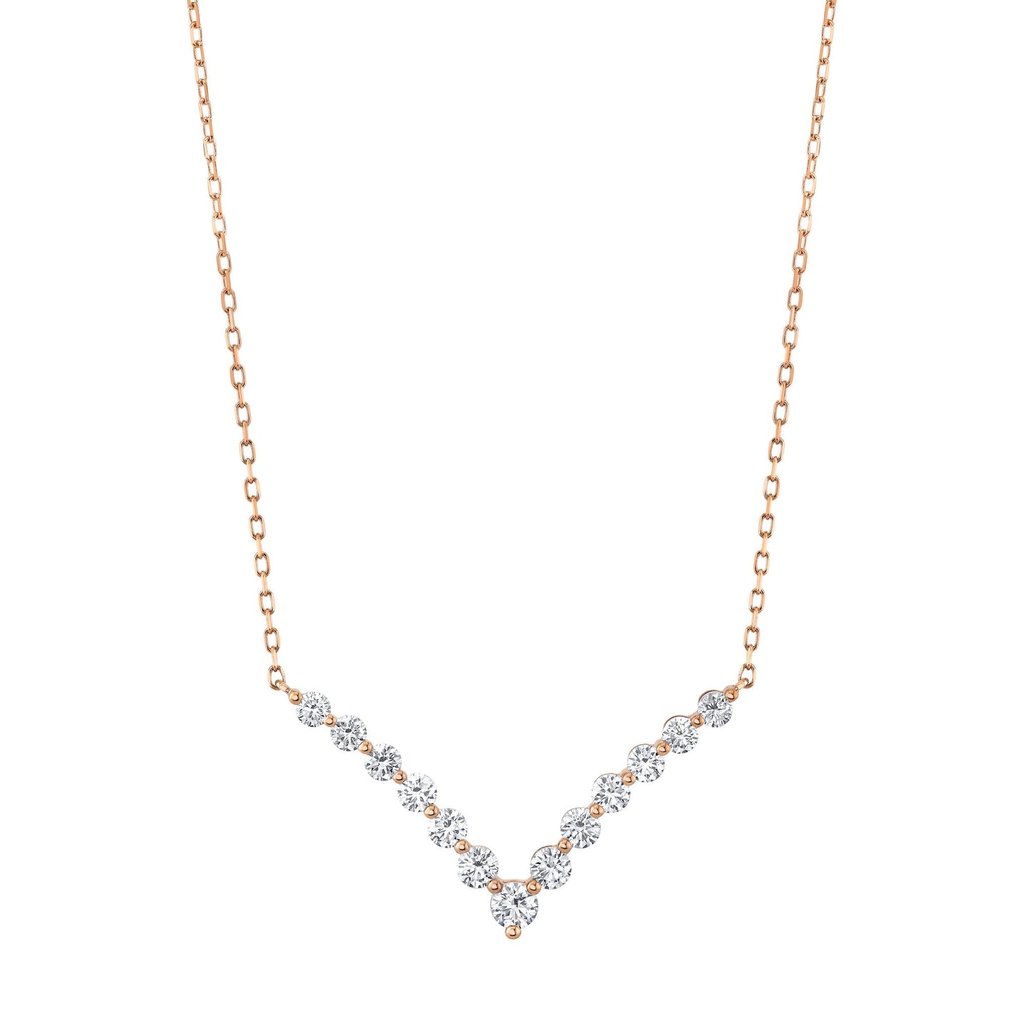 14K 1.06cttw VS White Diamond Wonder Necklace