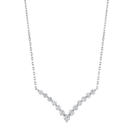 TVON 14K 1.06cttw VS Diamond Wonder Necklace
