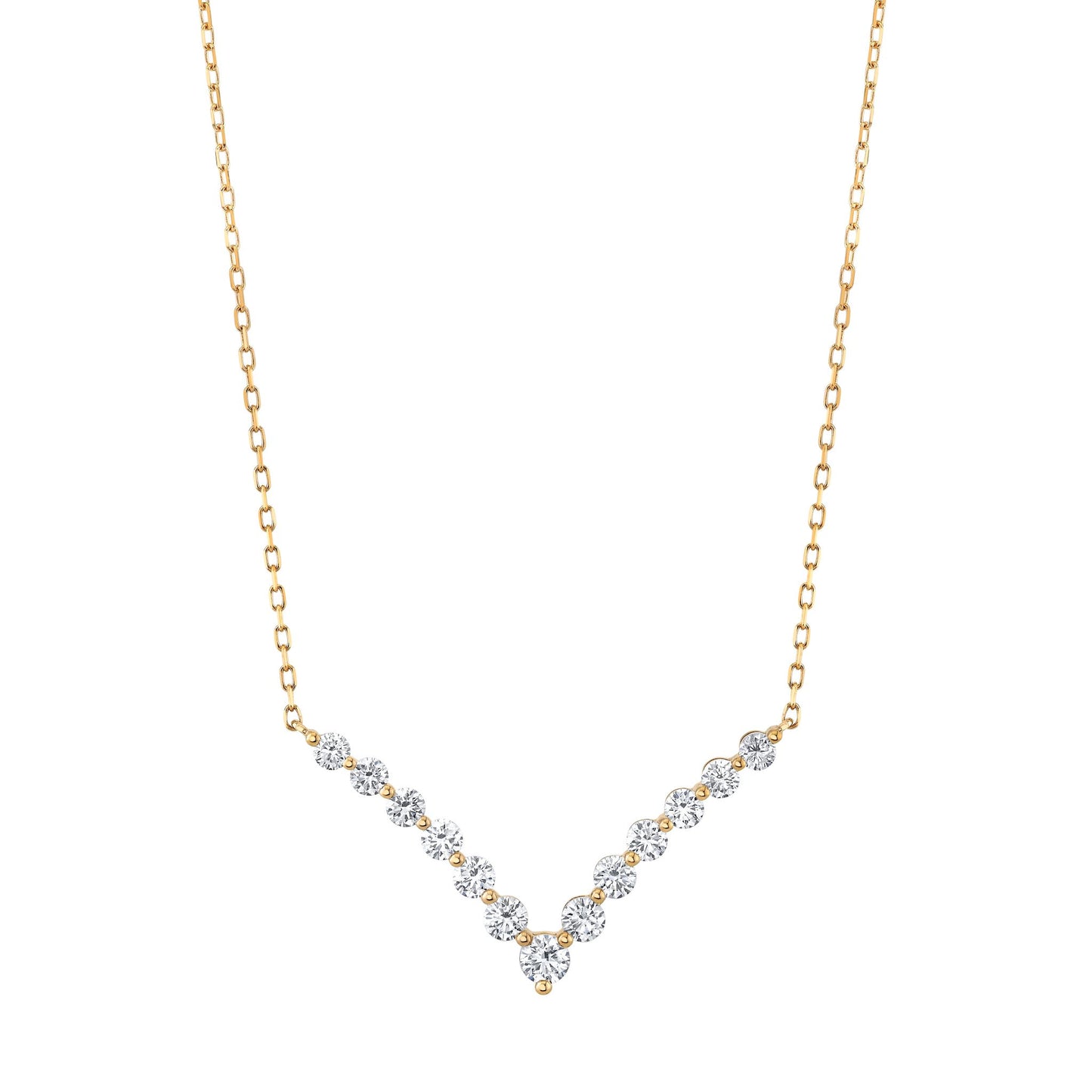 14K 1.06cttw VS White Diamond Wonder Necklace