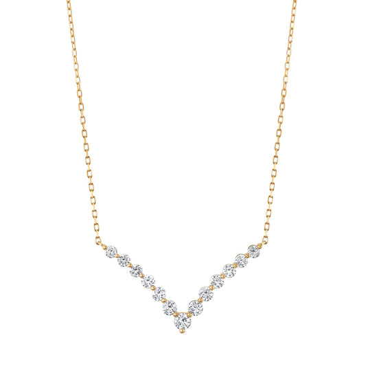 14K 1.06cttw VS White Diamond Wonder Necklace