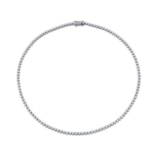 TVON 14K VS Diamond Tennis Necklace