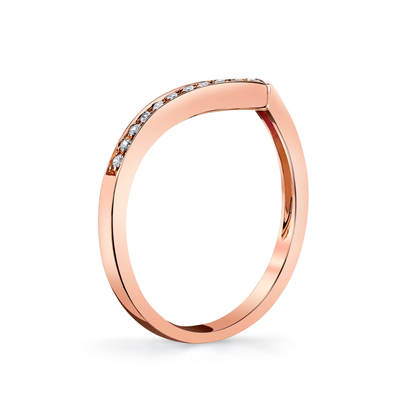 14K 0.14cttw VS White Diamond Wonder Ring