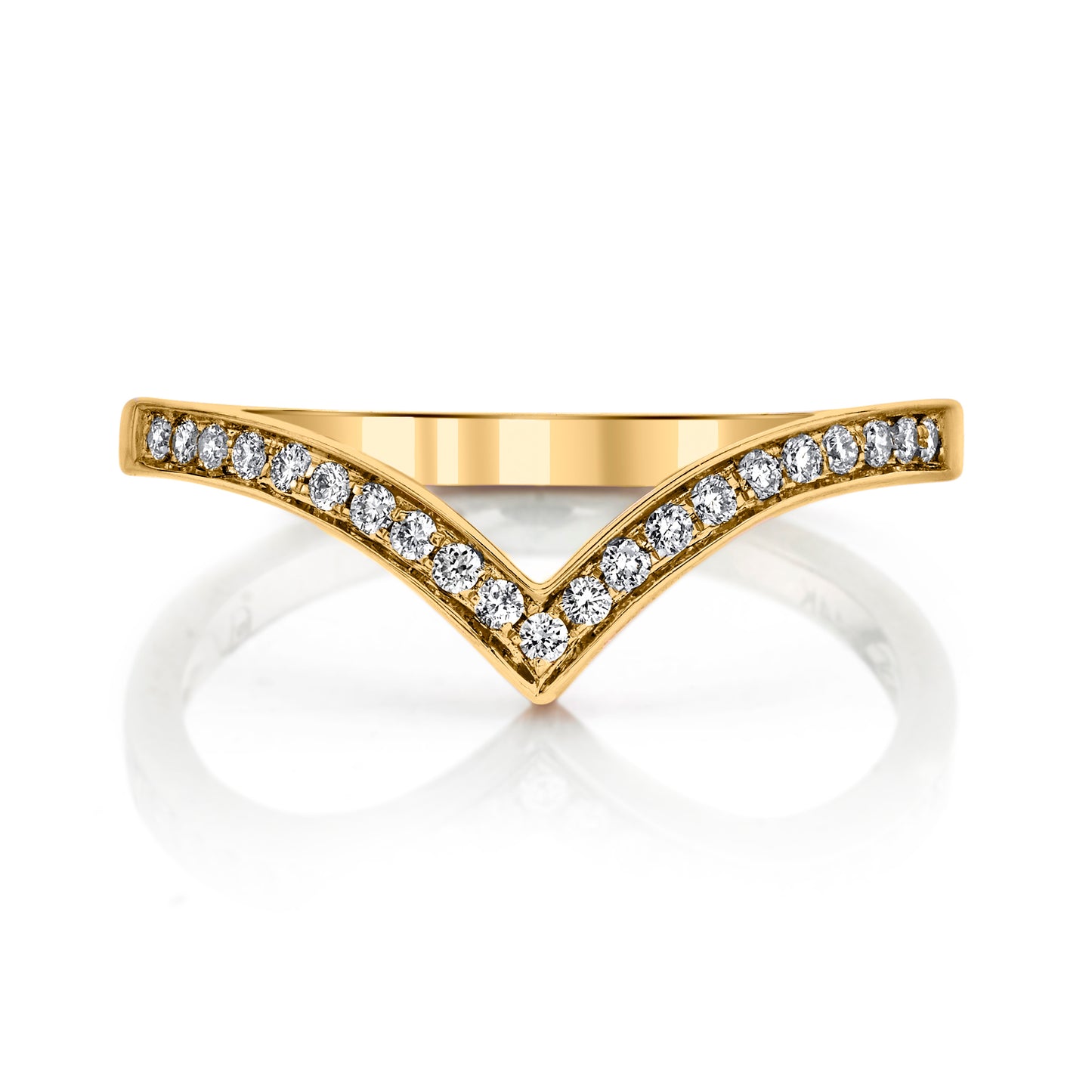14K 0.14cttw VS White Diamond Wonder Ring