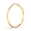 Load image into Gallery viewer, Petite Stackable VS White Diamond Bypass Ring