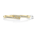 Load image into Gallery viewer, Petite Stackable VS White Diamond Bypass Ring