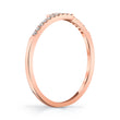 Load image into Gallery viewer, Petite Stackable VS White Diamond Bypass Ring