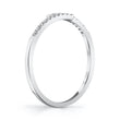 Load image into Gallery viewer, Petite Stackable VS White Diamond Bypass Ring