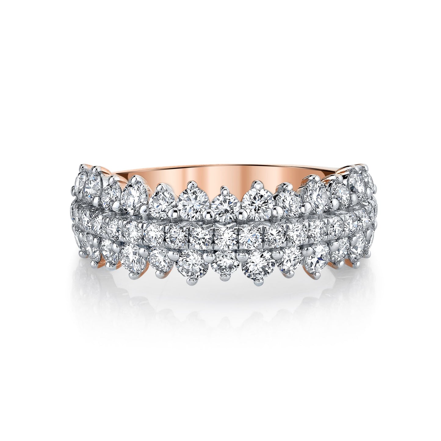 14K 1.47cttw VS White Diamond Band Ring