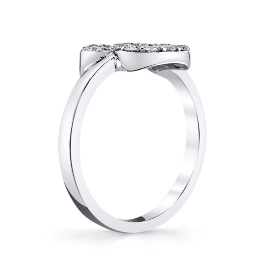 14K 0.42cttw VS White Diamond Paw Ring