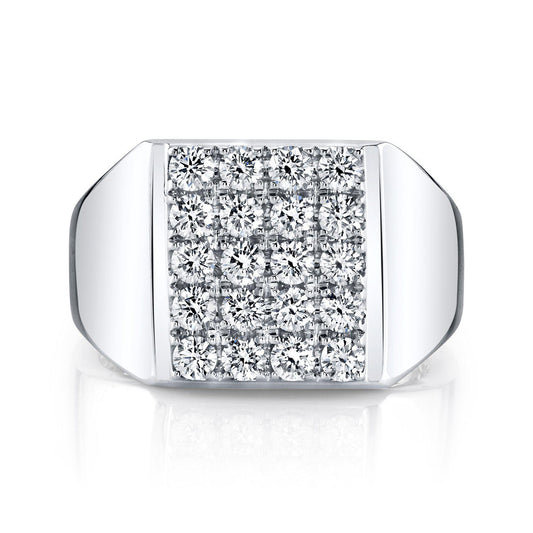 TVON 14K 1.43cttw VS Diamond Men's Ring