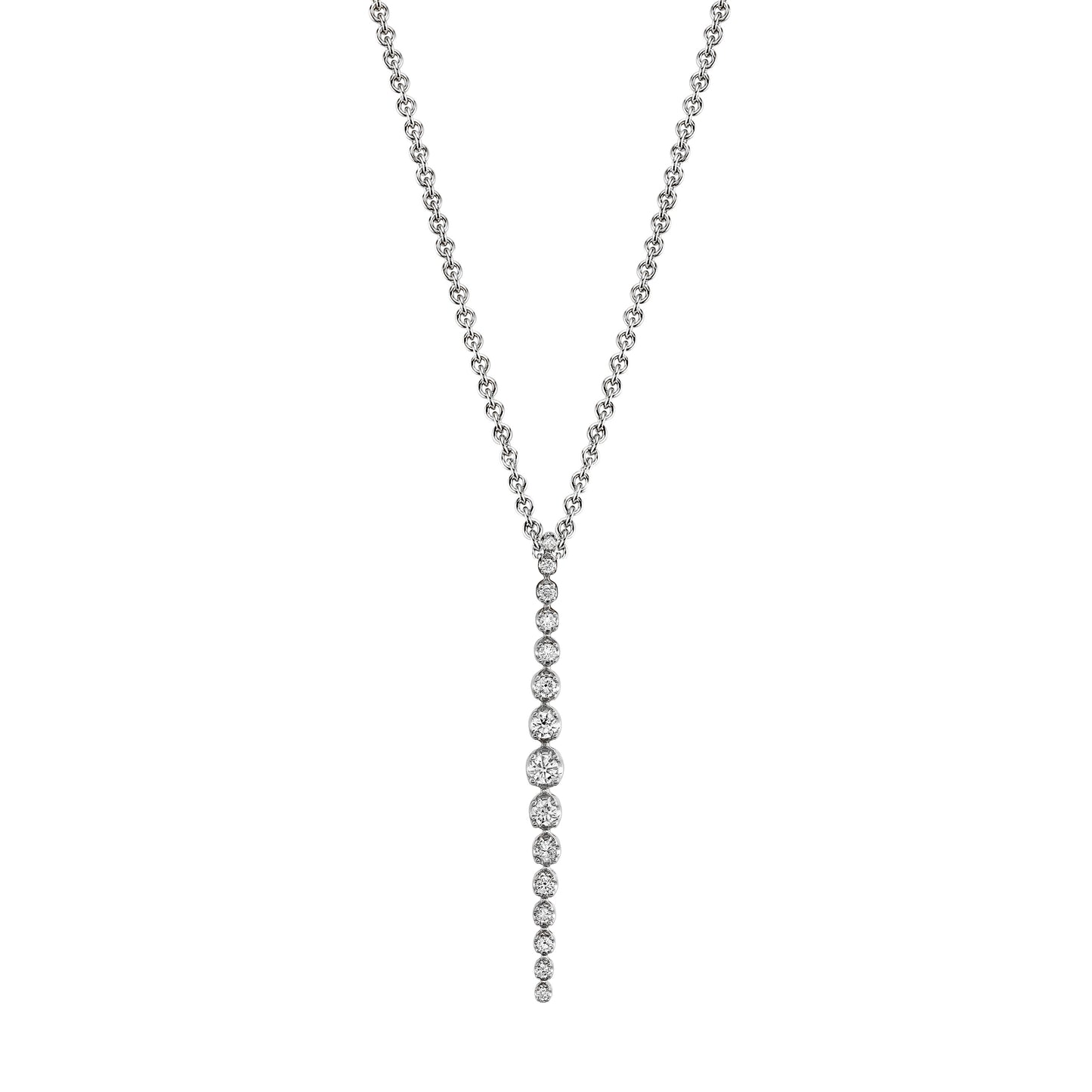 TVON 14K 0.28cttw VS Diamond Stiletto Pendant