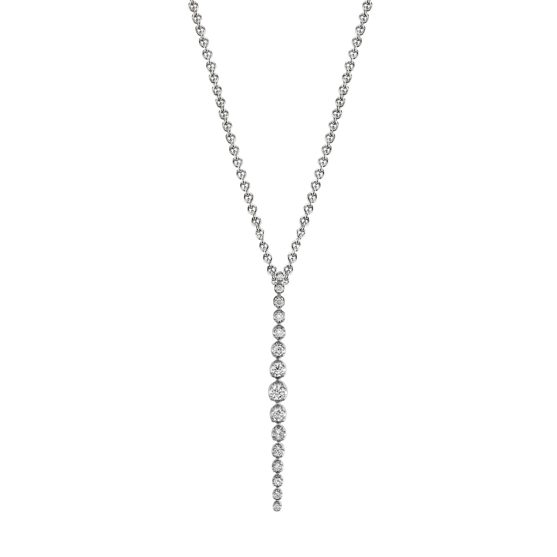TVON 14K 0.28cttw VS Diamond Stiletto Pendant