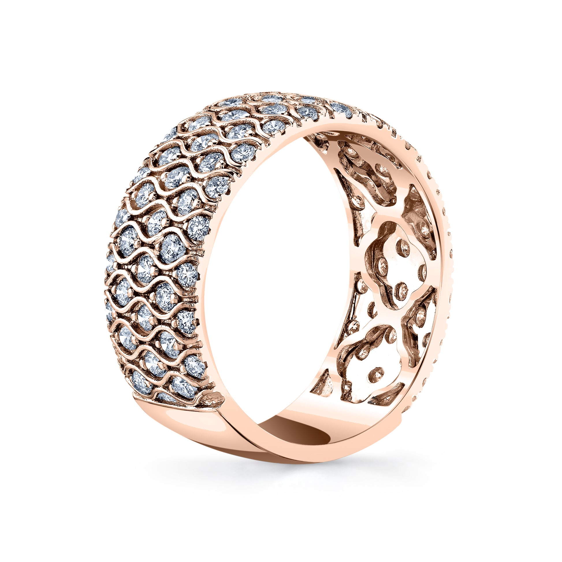 TVON 14K 1.30cttw VS Diamond Band Ring