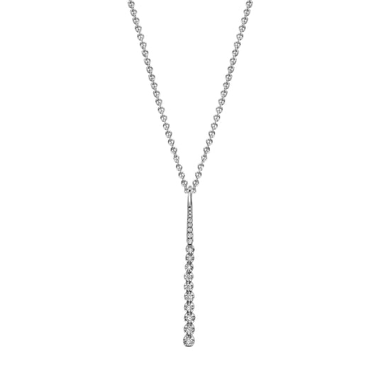 TVON 14K 0.34cttw VS Diamond Stiletto Pendant