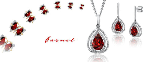 The Best Jewelry for January Birthdays - TVON Garnet Birthstone Jewelry