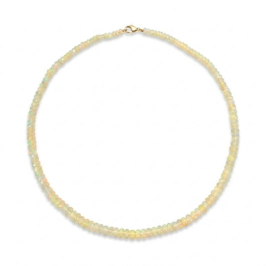 14K 45.00cttw Crystal Opal Necklace