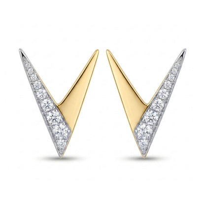 14K 0.40cttw Round VS White Diamond Stud Earrings
