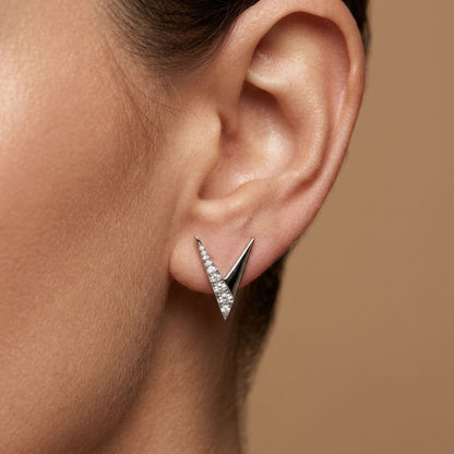 14K 0.40cttw Round VS White Diamond Stud Earrings
