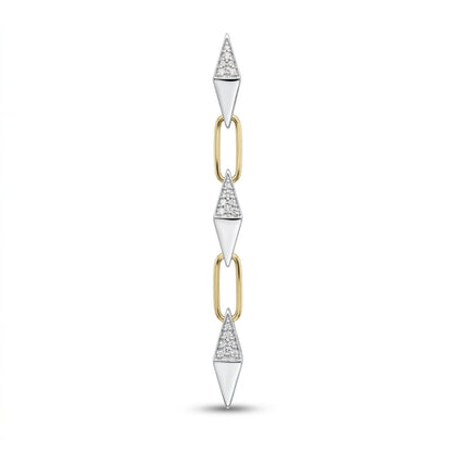 14K 0.13cttw Round VS White Diamond Pendant