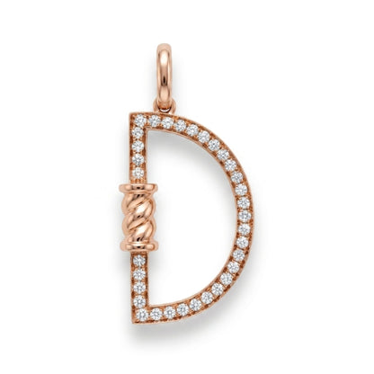14K 0.24cttw Round VS White Diamond Pendant